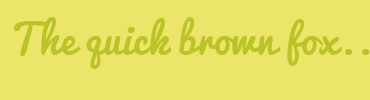 Image with Font Color BAC427 and Background Color EBE569